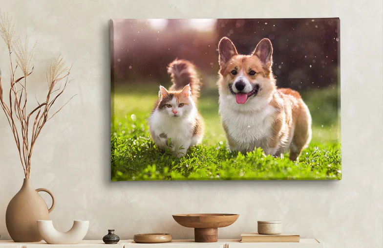 Pet Foto Leinwanddrucke