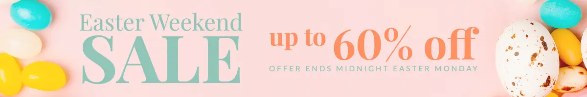 Osterwochenend-Sale - Bis zu 60% Rabatt