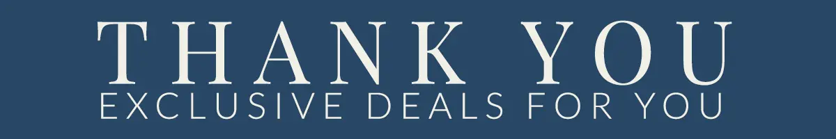 Vielen Dank - Exklusive Sonderangebote für Sie