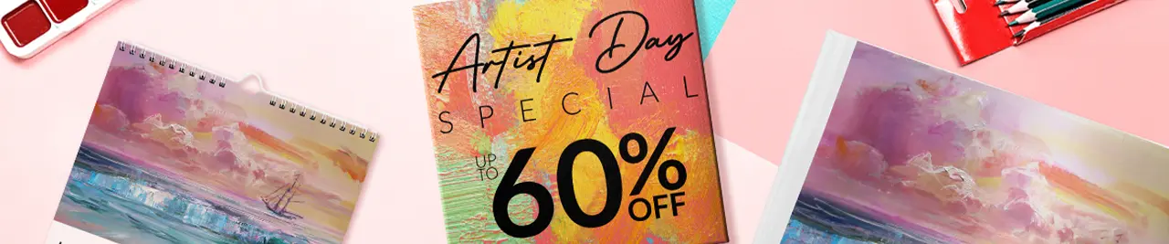 Künstlertag-Special bis zu 60% Rabatt