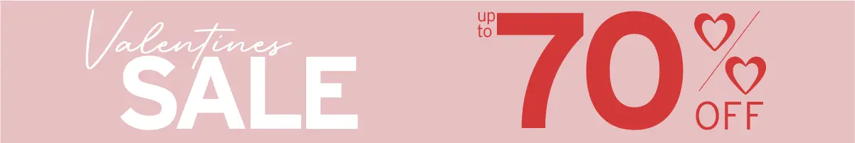 Valentinsverkauf bis zu 70% RABATT