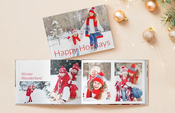 ["Hardcover Personalised Photo Book by Printerpix","Individually printed Printerpix photo album with hardcover and large photos of an older couple","Personalised photo album with romantic images of a couple and photo cover","Family photo album with custom-designed cover and family name","Pet and woman looking at personalised family photo book with unique design","Two people looking at a Printerpix photo book with wedding photos and bride","","","","",""]||||||||||