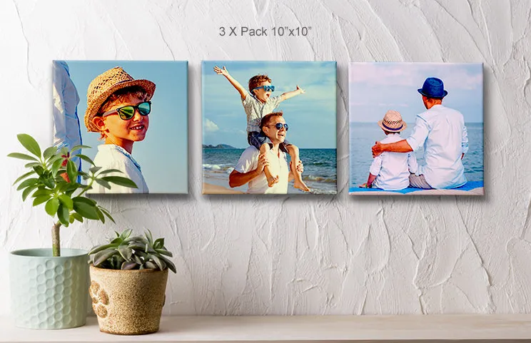 Väter-Geschenke - Foto-Leinwand Display