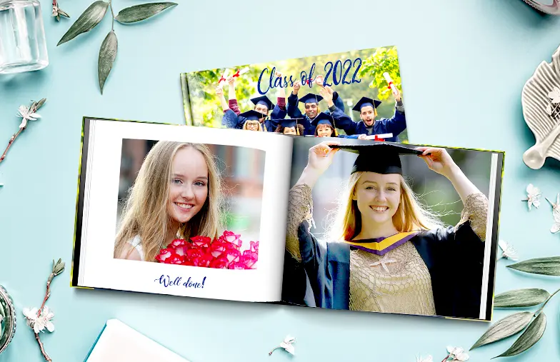["Hardcover personalised photo albums by Printerpix","Custom Printerpix photo album with hardcover and large photos from the graduation ceremony","Personalised photo albums with romantic pictures of a couple and a photo cover","Family photo album with custom-printed cover and family name","Pet and woman looking at personalised family photo album with custom design","","","","",""]||||||||||