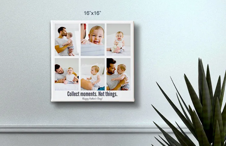 ["Personalised photo collage canvas by Printerpix","Photo collage of family pictures on canvas print","Photo collage of holiday photos on canvas print hanging on the wall","Personalised canvas print with custom-designed photo collage","Family photos from the phone printed in collage format on canvas by Printerpix","Large canvas print with custom photo collage of family photos","","","",""]||||||||||