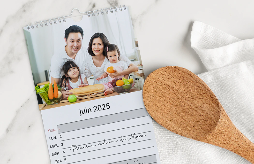 Personalisierter Küchenkalender