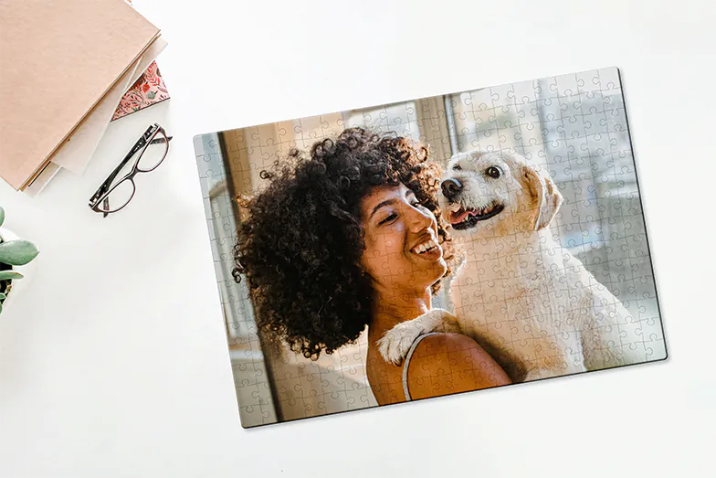 Printerpix Fotopuzzle mit bedruckter Box und 1000 Teilen