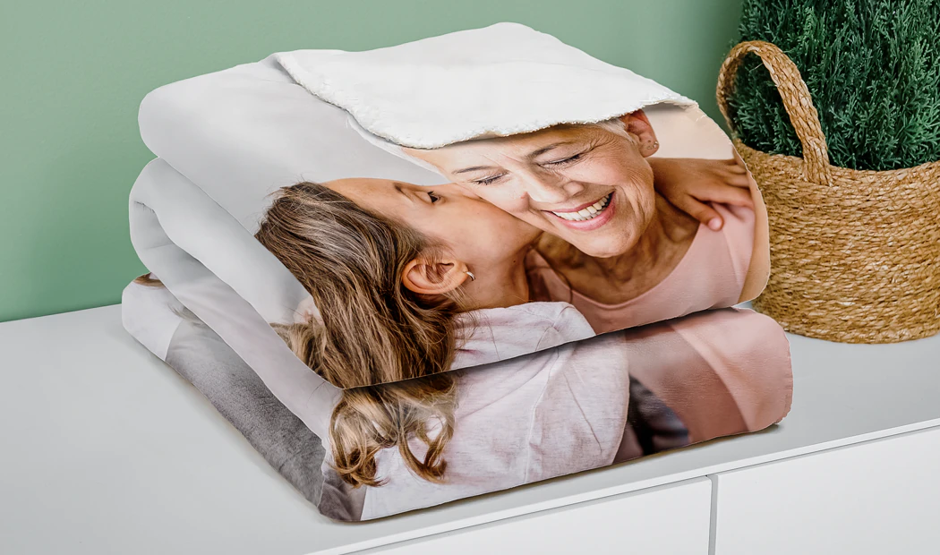 Printerpix Photo Blanket with Family Photos