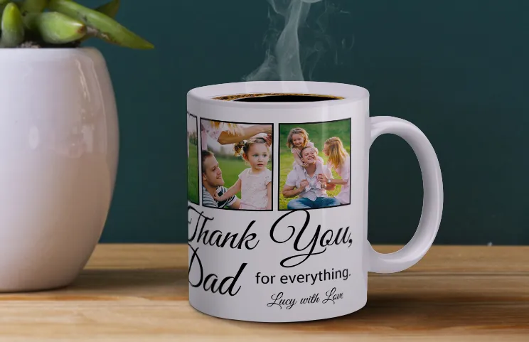 Thanks, Dad Mug in Use