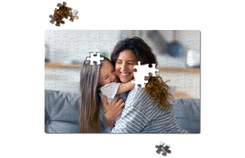 Personalisierte Fotogeschenke zum Muttertag von Printerpix als Puzzle