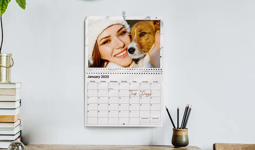 Personalisierter Wandkalender