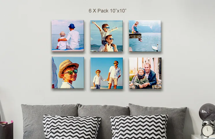 Väter-Geschenke - Foto-Leinwand Display