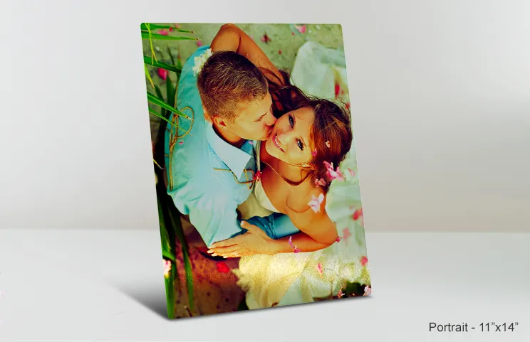 11x14 Metal Print Hochzeit