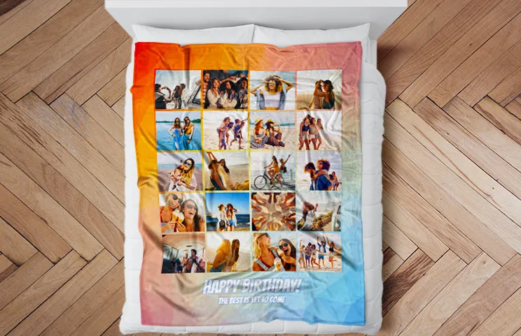Birthday Gift Ideas Collage Blanket XL