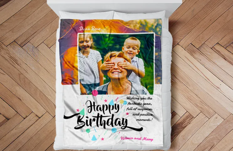 Das beste Geburtstagsgeschenk: Decke in XL