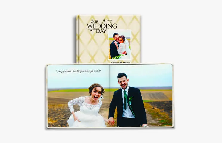 Personalisierte Hochzeitsalbum
