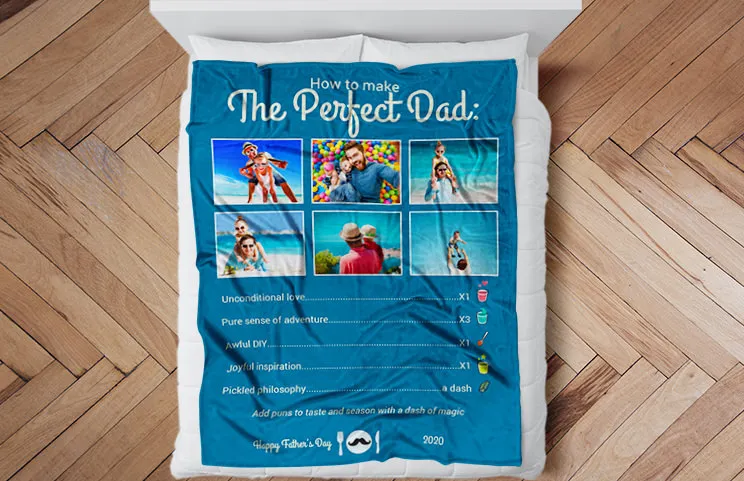 Perfekte Papa-Decke - XL