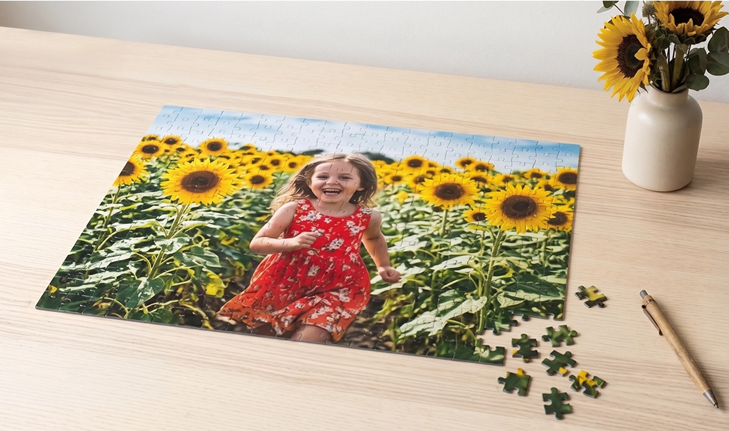 Puzzle mit 500 Teilen und Box