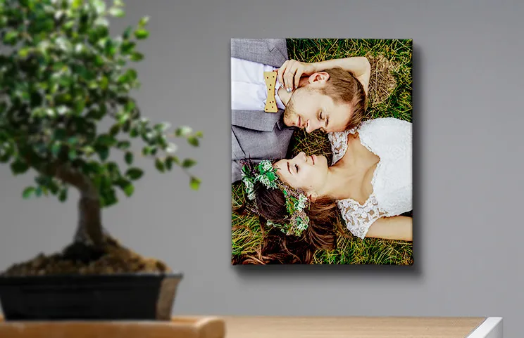 8x10 Hochzeitsleinwand