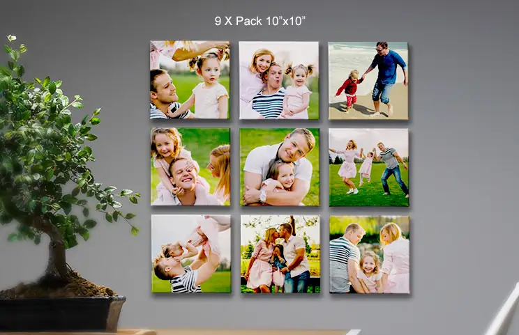 Geschenk für Papa - Mehrteiliges Leinwanddruck-Set