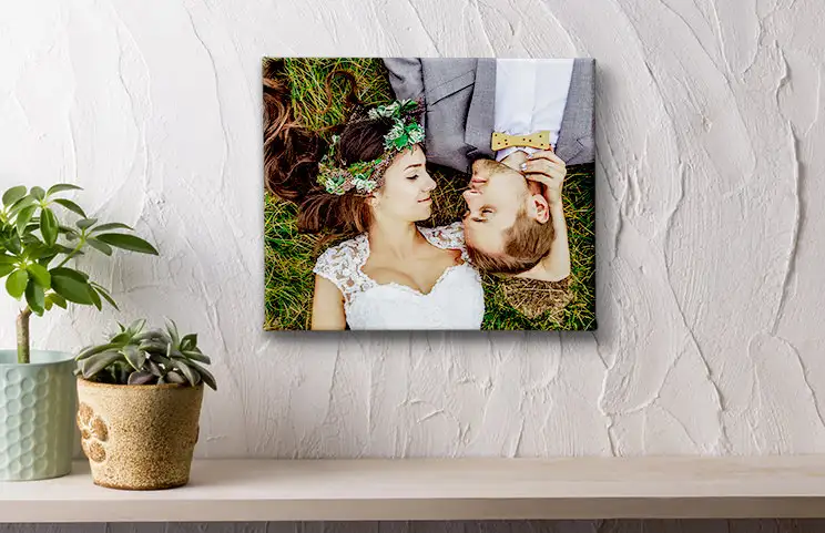 10x8 Wedding Canvas