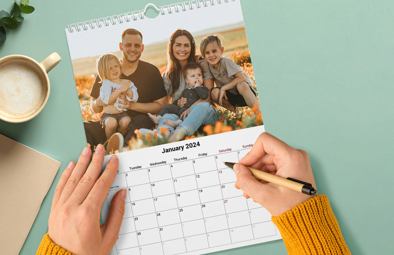 Personalisierter Wandkalender