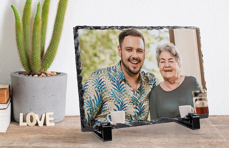 Personalisierter Geschenkstein mit gedrucktem Bild