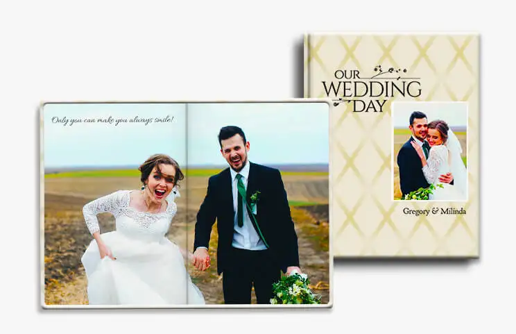 Personalisierte Hochzeitsalbum