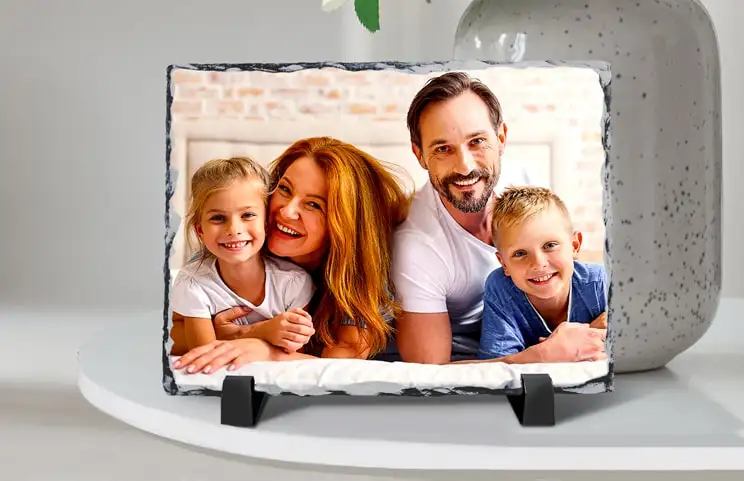 Personalisierter Geschenkstein mit gedrucktem Bild