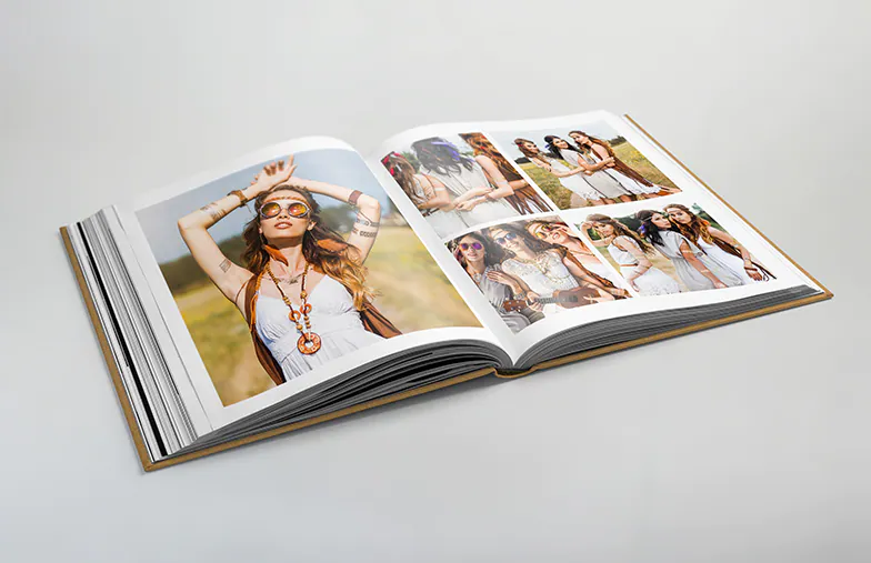 Deluxe-Fotobücher aus Stoff