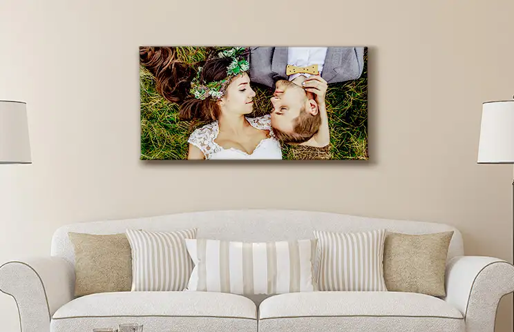24x12 Wedding Canvas