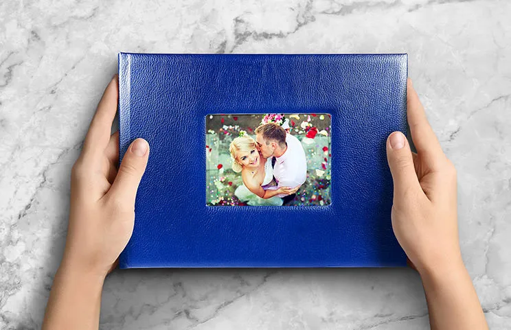 Window cut-out photo books