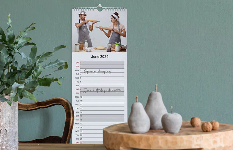 Personalisierter Küchenkalender