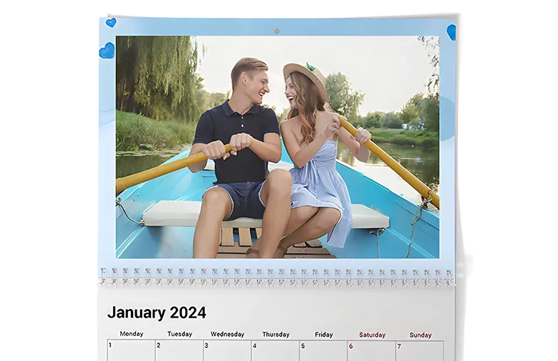 Personalisiertes Doppelkalender