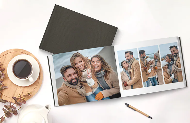 Deluxe-Fotobücher aus Stoff