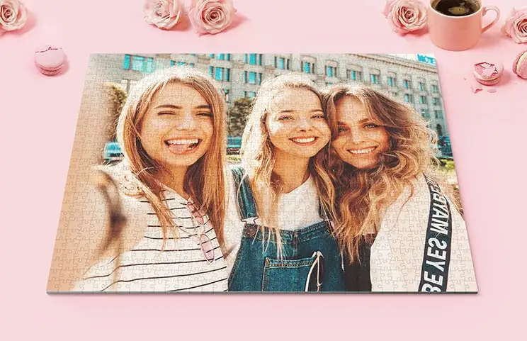 Cardboard Puzzle with Family Picture Personalised