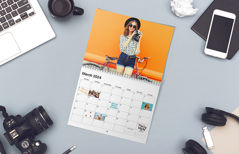 Personalisierter Doppelkalender