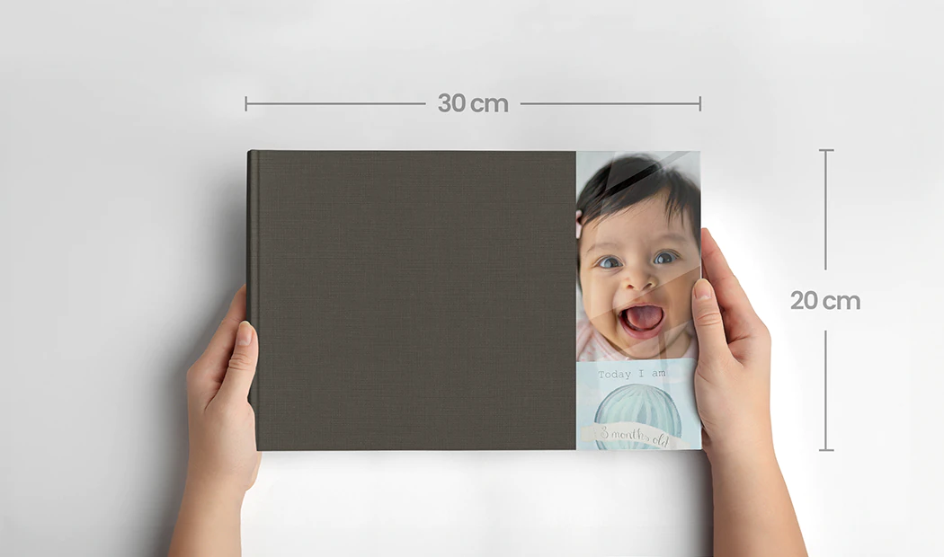 XL Fotoalbum mit Acrylglas-Rahmen