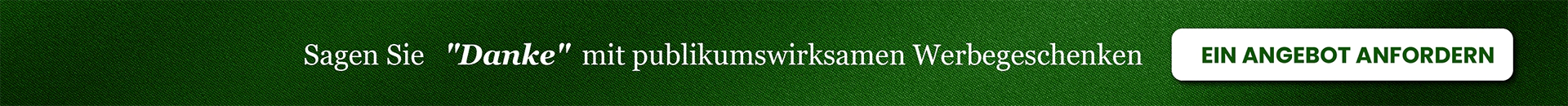 Sagen Sie Danke mit publikumswirksamen Firmengeschenken