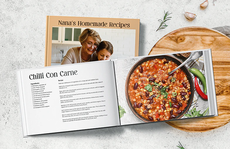 Verwandeln Sie Familienrezepte in ein Geschenk für die Großmutter